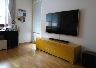 Montáž plochého TV na zeď